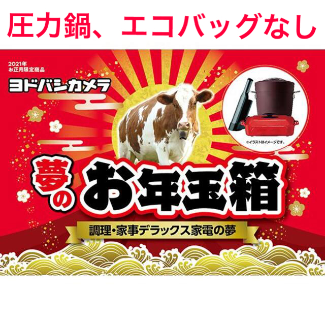 ヨドバシカメラ 夢のお年玉箱2021 調理・家事デラックス家電の夢