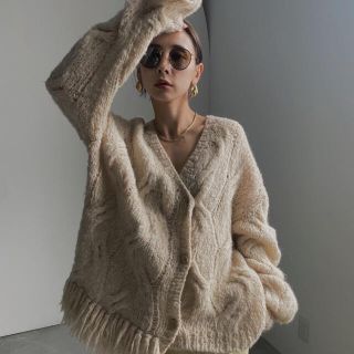 アメリヴィンテージ(Ameri VINTAGE)の【みき's shop様専用】アメリヴィンテージCABLE CARDIGAN(カーディガン)