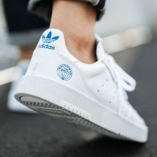 アディダス(adidas)の定13200円!ビンテージ復刻アディダススーパーコート新品スニーカーWeb限定(スニーカー)