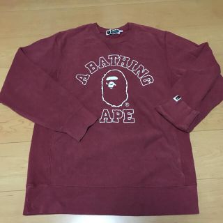 アベイシングエイプ(A BATHING APE)のAPE スウェット トレーナー(スウェット)