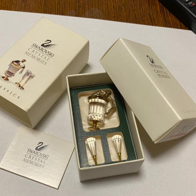 SWAROVSKI - スワロフスキー シャンパン置物 クリスタルメモリーズの通販 by み|スワロフスキーならラクマ