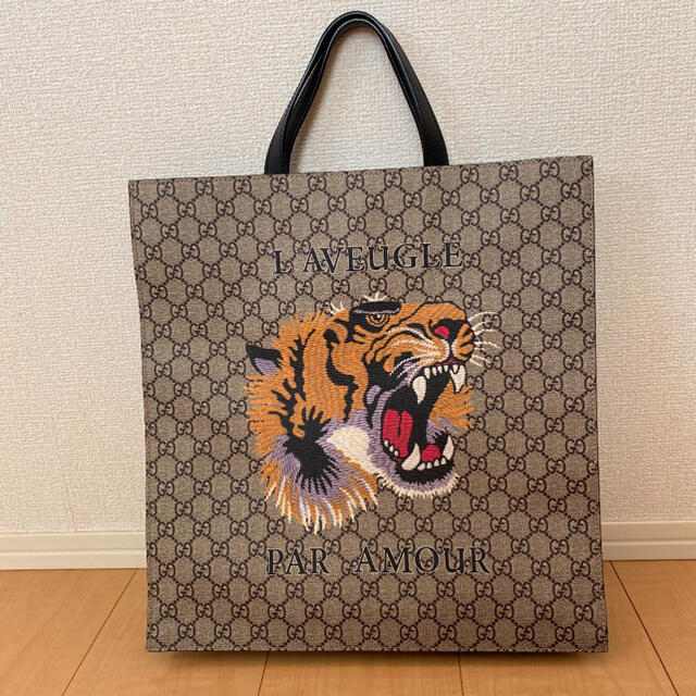 Gucci - GUCCI トートバッグ 虎GGスプリームの通販 by いり's shop