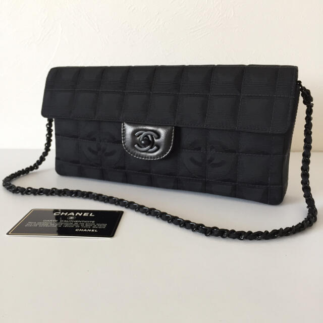 極美品 CHANEL ニュートラベルライン チョコバー チェーンショルダーバッグ | フリマアプリ ラクマ