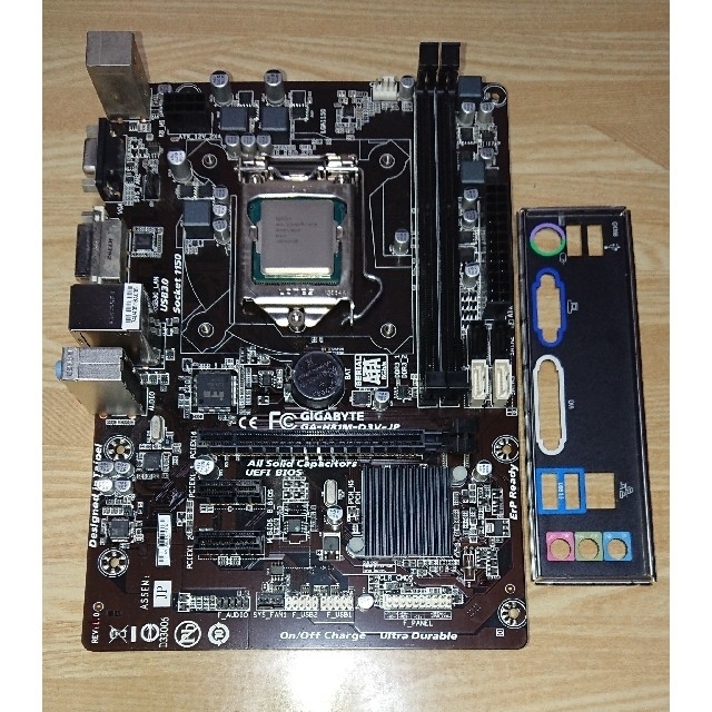 intel core i7-4770/マザボGA-H81M-D3V-JP - PCパーツ