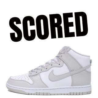 ナイキ(NIKE)の未使用 NIKE DUNK HIGH VAST GREY 28cm ダンク(スニーカー)