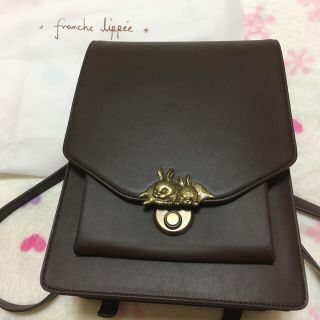 franche lippee フランシュリッペ うさぎ ベビラビ 水色 リュック