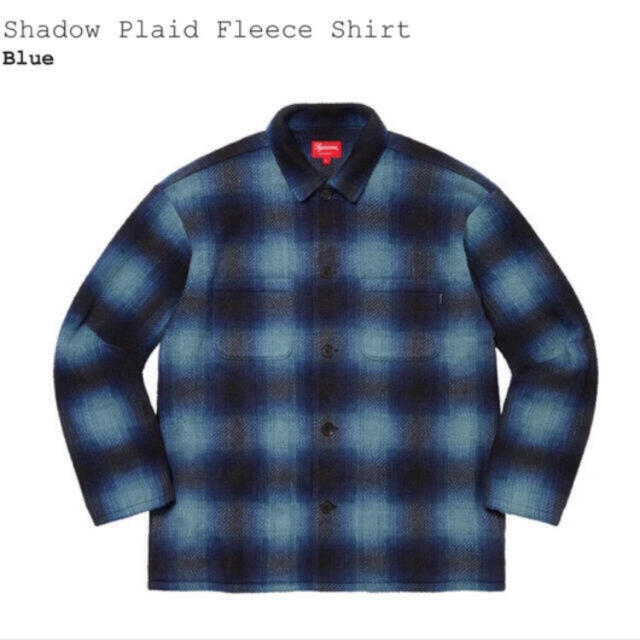 Supreme shadow plaid fleece shirt