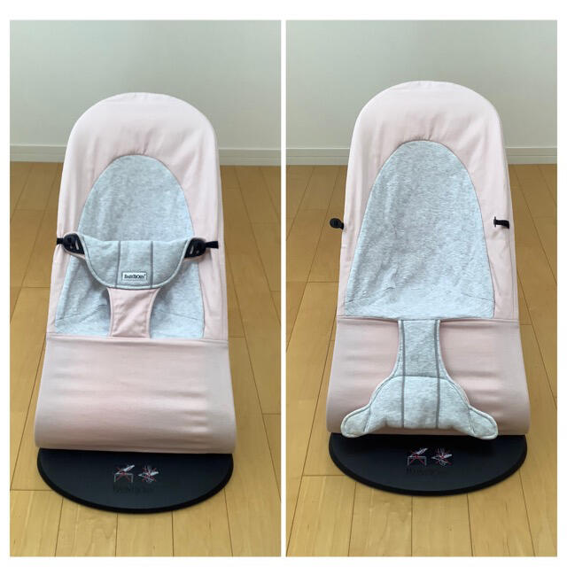 BABYBJORN(ベビービョルン)のベビービョルン バウンサー　バランスソフト ジャージー ライトピンク キッズ/ベビー/マタニティの寝具/家具(その他)の商品写真