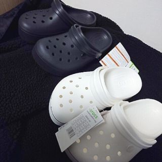 クロックス(crocs)のcrocs サンダル プラットホーム 白 22(サンダル)