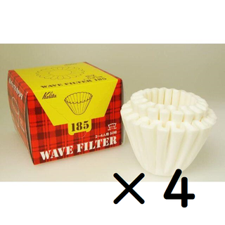 カリタコーヒーフィルター ホワイト 2~4人用 50枚入り×４(その他)