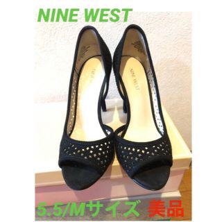 ナインウエスト(NINE WEST)の【美品】NINE WEST ハイヒール　黒(ハイヒール/パンプス)