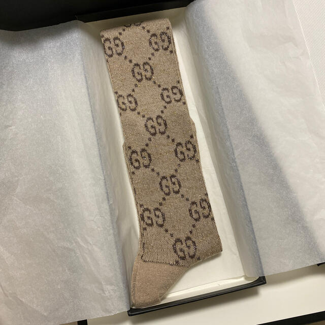 Gucci(グッチ)のGUCCI ラメ ソックス 靴下 レディースのレッグウェア(ソックス)の商品写真