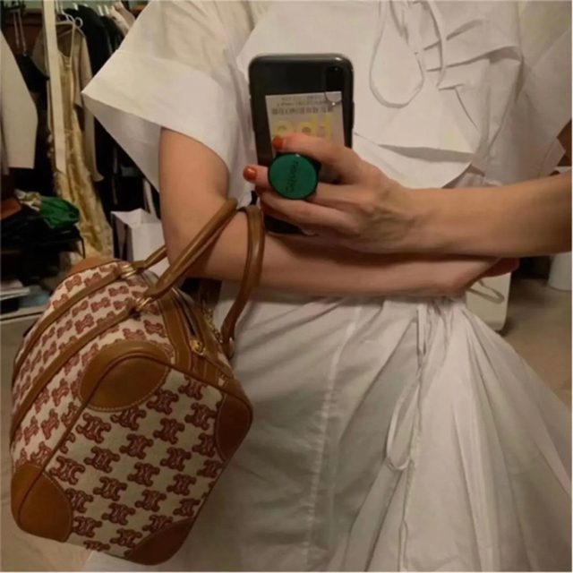 celine - 最終価格!新作celineセリーヌスモール ボストンバッグ 刺繍