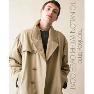 ハレ(HARE)のTC NYLON WTHR OVER COAT/オーバーコート トレンチコート(トレンチコート)