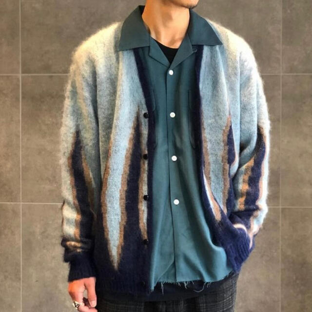 needles ニードルス モヘアカーディガン-