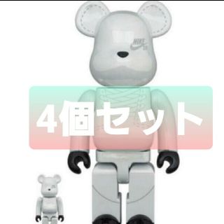 メディコムトイ(MEDICOM TOY)のBE@RBRICK NIKE SB 2020 WHITE 100% & 400%(その他)