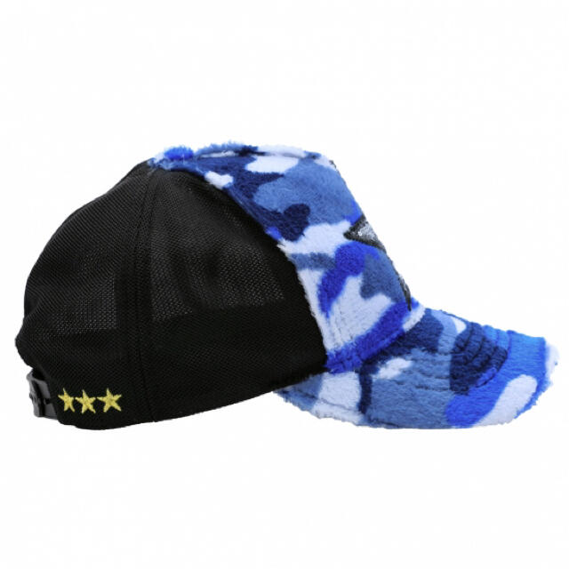 TRE☆STAR - FUR CAP STAR - BLUE CAMO