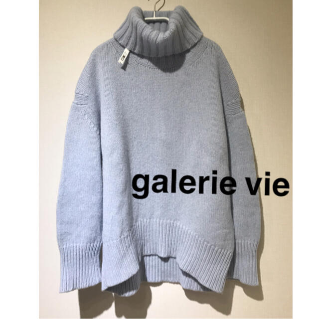 ☆1/13限定価格☆galerie vie  ファインウールタートルネックニットレディース