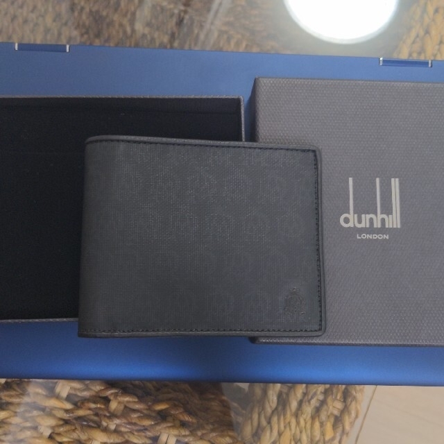 未使用　ダンヒル二つ折り財布　dunhill