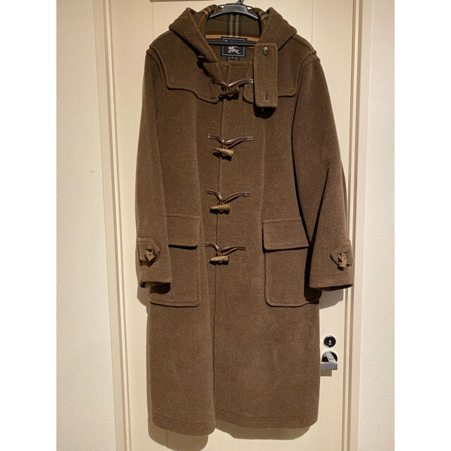 BURBERRY(バーバリー)のバーバリー Burberry フーデッド ダッフルコート ブラウン メンズのジャケット/アウター(ダッフルコート)の商品写真