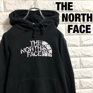 ザノースフェイス(THE NORTH FACE)のノースフェイス　プルオーバーパーカー　花柄　ビックロゴ　レディースSサイズ(パーカー)