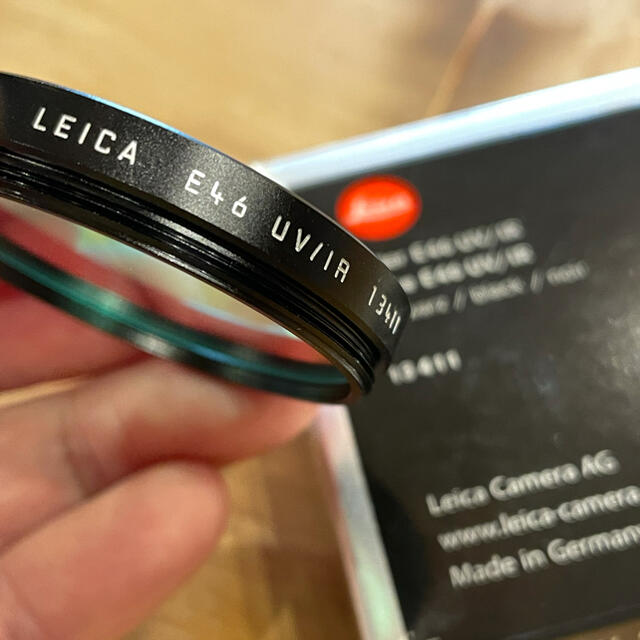 LEICA(ライカ)のライカ 純正　Leica IR/UV フィルター 46mm 13411 スマホ/家電/カメラのカメラ(フィルター)の商品写真