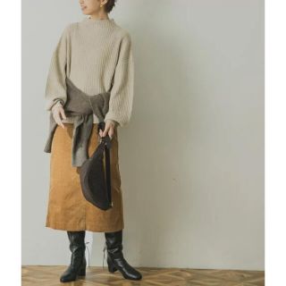 アーバンリサーチ(URBAN RESEARCH)の[新品] ボトルネックリブニット(ニット/セーター)