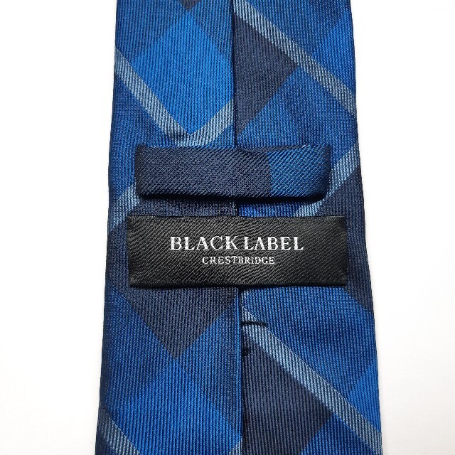 BLACK LABEL CRESTBRIDGE(ブラックレーベルクレストブリッジ)の【ブラックレーベル クレストブリッジ】 ネクタイ ブルー チェック柄 メンズのファッション小物(ネクタイ)の商品写真