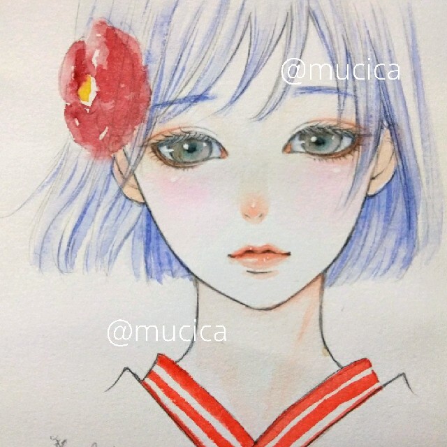 手描きイラスト《 ヌクモリ 》 オリジナル 水彩画