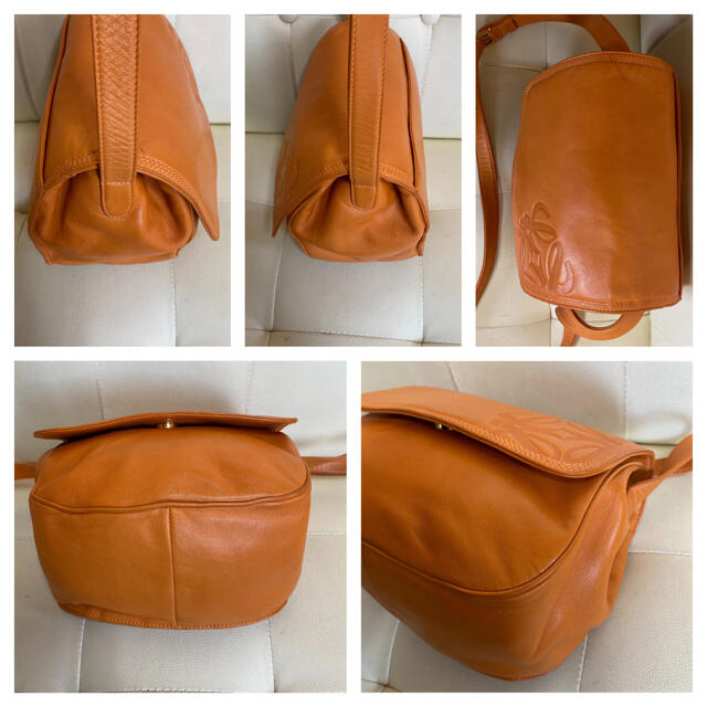 LOEWE - 美品 LOEWE ロエベ オールド ロエベ ナッパレザー ショルダー