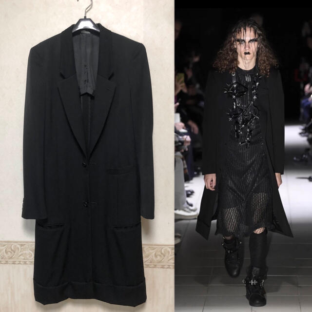 comme des garçons 19aw ロングジャケット look 18-