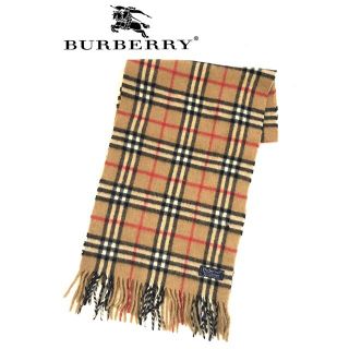 バーバリー(BURBERRY)のお値段交渉可能！Burberryバーバリーカシミアマフラー1️⃣(マフラー/ショール)