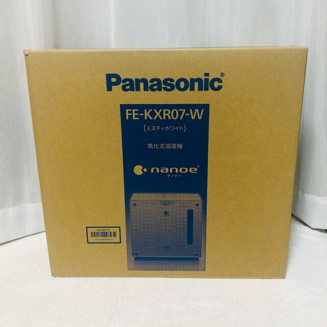 Panasonic(パナソニック)の【新品】Panasonic ヒーターレス気化式加湿機 FE-KXR07-W スマホ/家電/カメラの生活家電(加湿器/除湿機)の商品写真