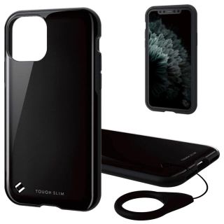 エレコム(ELECOM)のiPhone 11 Pro 用 耐衝撃×薄軽TOUGH SLIMケース ブラック(iPhoneケース)