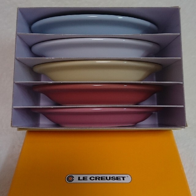 LE CREUSET(ルクルーゼ)のル・クルーゼ 5枚 ミニ オーバル プレート ホリデー  ブランチ インテリア/住まい/日用品のキッチン/食器(食器)の商品写真