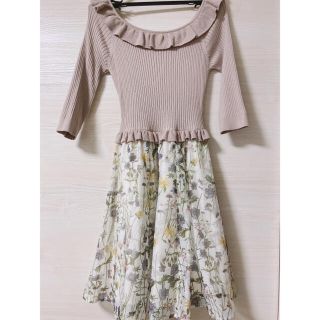 ジルバイジルスチュアート(JILL by JILLSTUART)の♡Sweet4月号掲載 JILL by JILLSTUART♡(ひざ丈ワンピース)