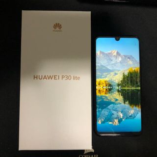 ファーウェイ(HUAWEI)のHUAWEI p30 lite SIMフリー(スマートフォン本体)