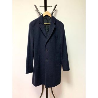 SUITSELECTウールチェスターネイビーソリッドNEWZEALANDWOOL