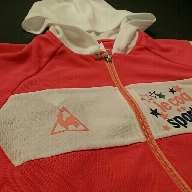 le coq sportif(ルコックスポルティフ)のキッズレディース ルコックジャージ150㎝ キッズ/ベビー/マタニティのキッズ服女の子用(90cm~)(ジャケット/上着)の商品写真