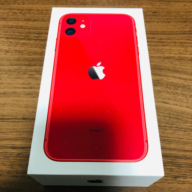 Apple - 新品 iPhone 11 64GB 赤 SIMフリー化済みの通販 by すーさんの家｜アップルならラクマ