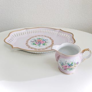 【未使用】LIMOGES France トレイ&クリーマー(食器)