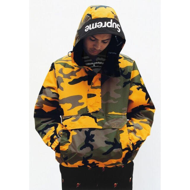 Supreme HOODED Half zip pullovr パーカー　M