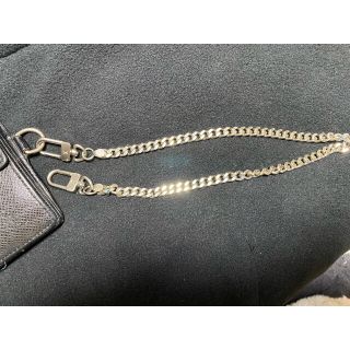 ルイヴィトン LOUIS  VUITTON ウォレットチェーン シルバー