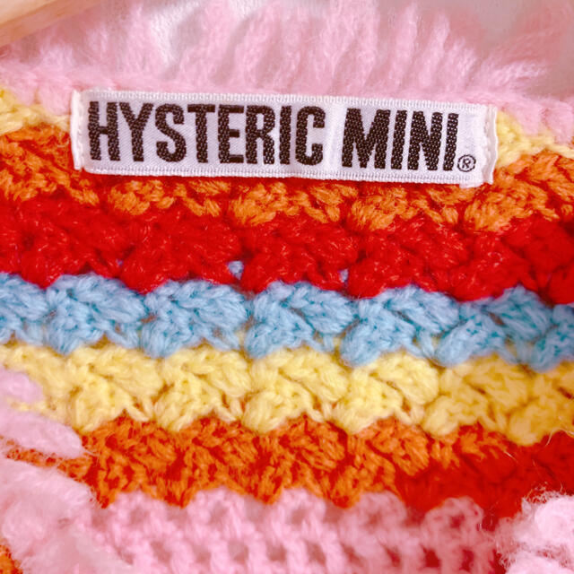 高速配送 最初期 hysteric mini mini smile flower かぎ編み ニット