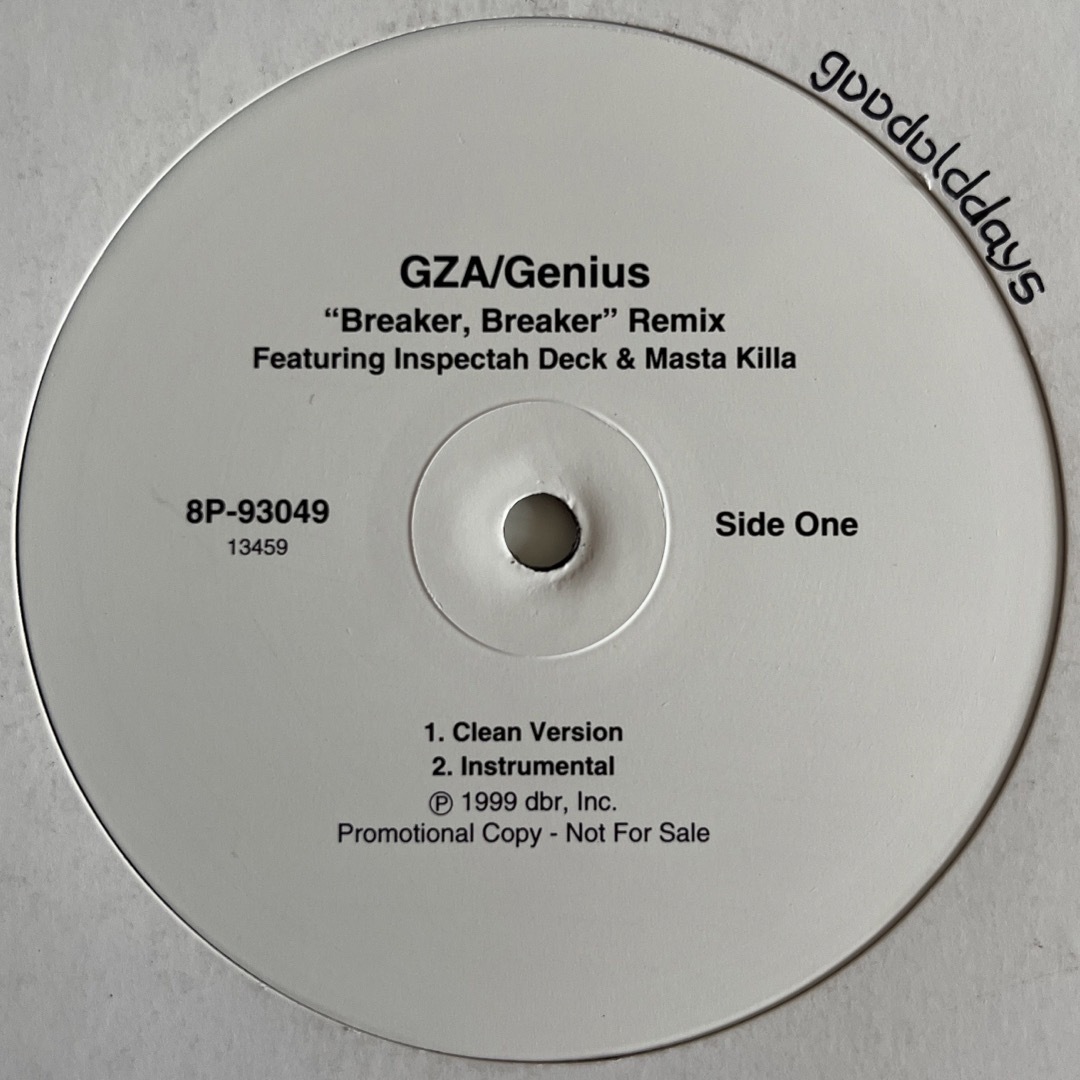 GZA / Genius - Breaker, Breaker (Remix)