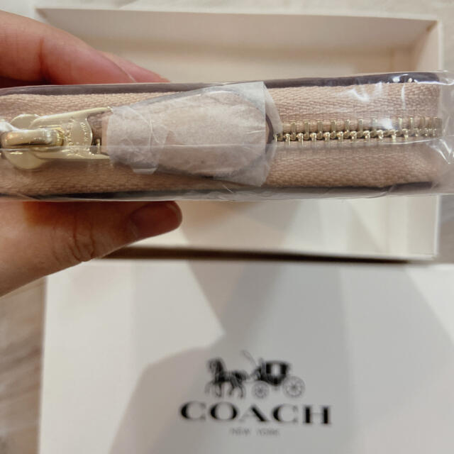 COACH(コーチ)の【新品同様】コーチ COACH 長財布 花柄　ピンク メンズのファッション小物(長財布)の商品写真