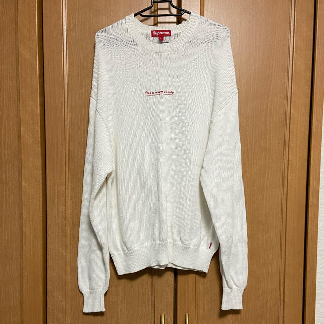 supreme Fuck Everybody Sweater ニットニット/セーター