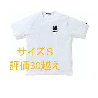 アベイシングエイプ(A BATHING APE)のBAPE X UNDFTD APE HEAD TEE WHITE Sサイズ(Tシャツ/カットソー(半袖/袖なし))