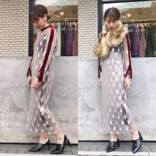 Ameri VINTAGE(アメリヴィンテージ)のAmeri VINTAGE 4WAY DIVERSITY DRESS  レディースのワンピース(ロングワンピース/マキシワンピース)の商品写真