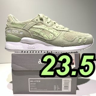 アシックス(asics)の23.5 アシックス ゲルライト3 リント ミントグリーン リーフ グリーン(スニーカー)